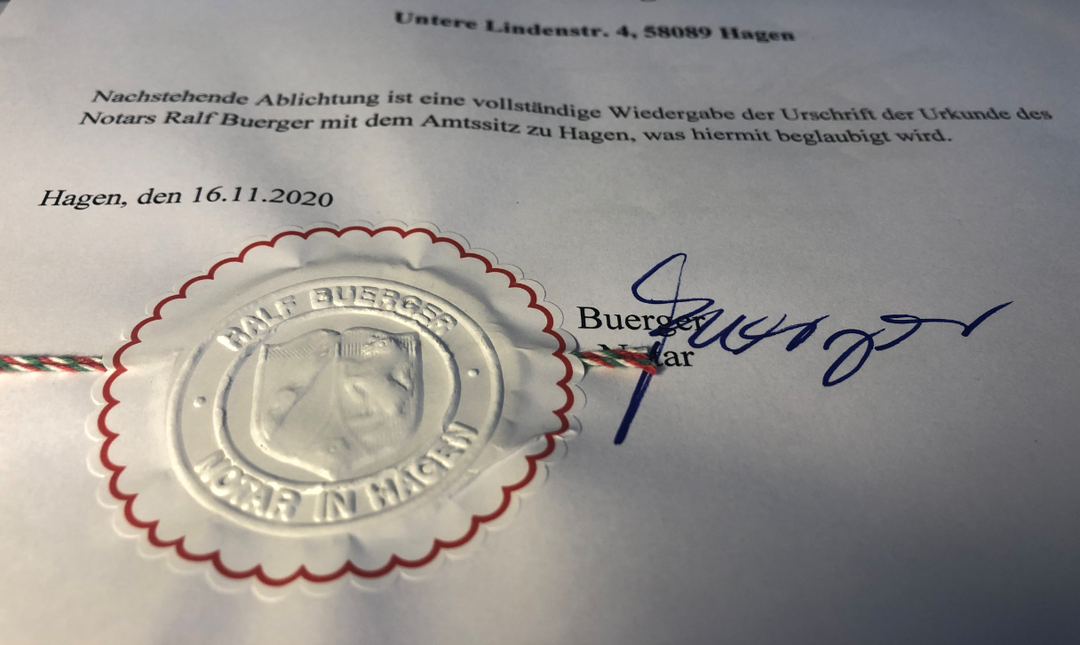 Notar Hagen